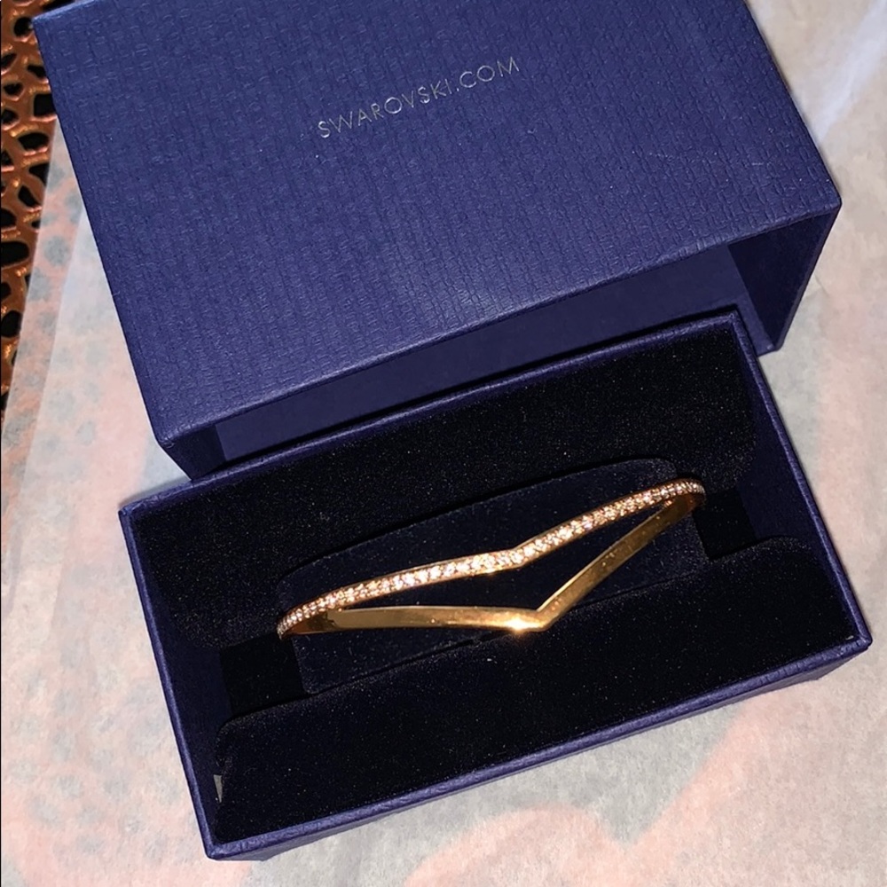 Swarovski rose gold bracelet